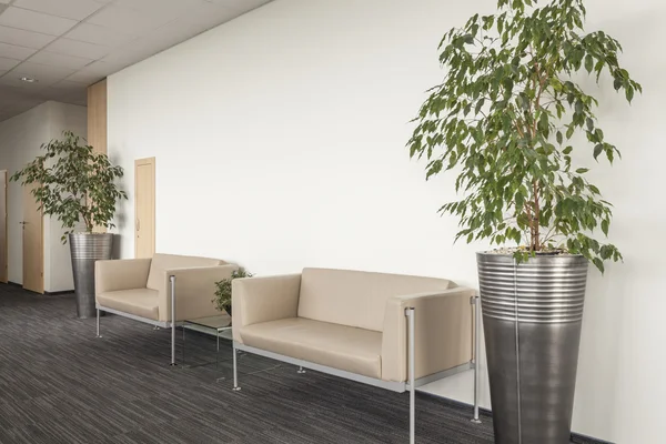 Sofa in reception — Stock Photo, Image