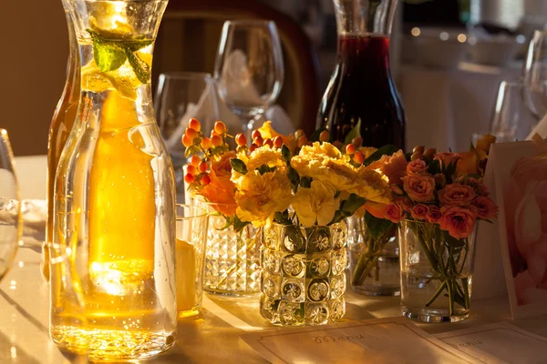 Luxury banquet table — Stock Photo, Image
