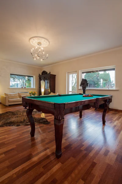 Cloudy home - billiard table — Stock Photo, Image