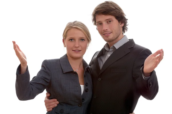 Corporation employees in relationship — Stock Photo, Image