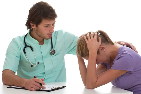 Bad news from doctor — Stock Photo, Image