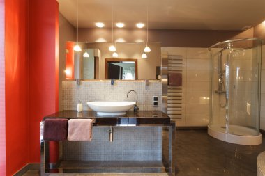 zarif ve şık banyo