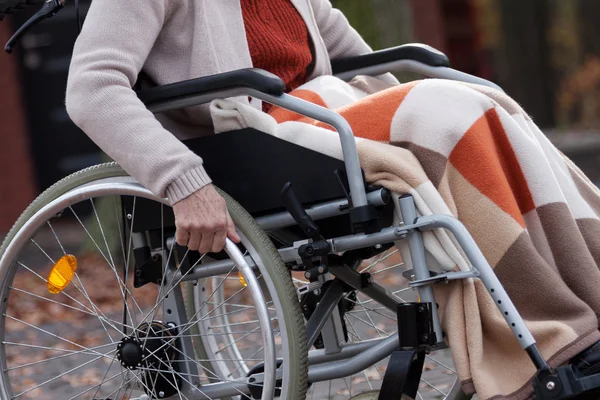 Disabled elderly — Stock Photo, Image