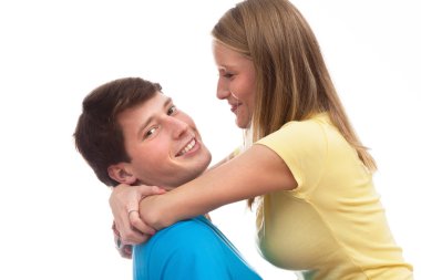 mutlu genç insanlar