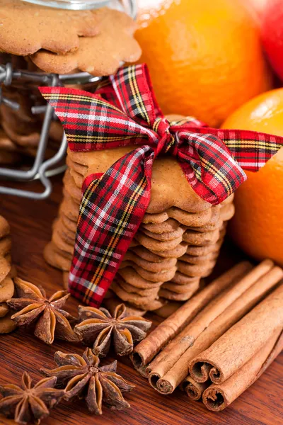 Dolce regalo, un mucchio di biscotti — Foto Stock