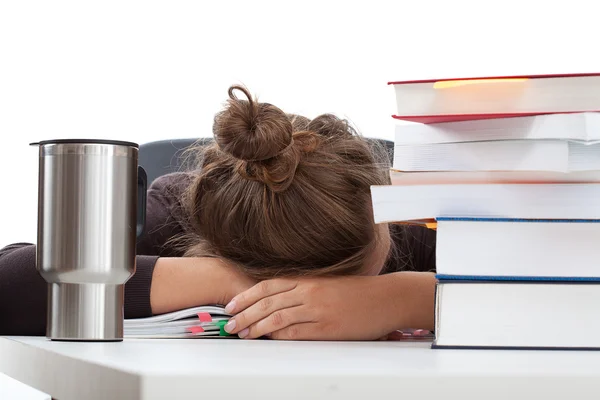 Student before an exam — Stock Photo, Image