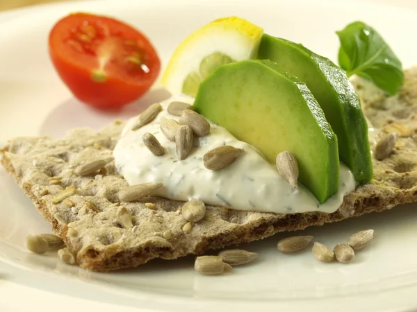 Avocado low-fat sandwich — Stock Photo, Image