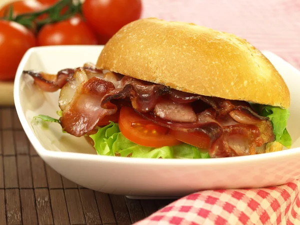BLT - sandwich for dinner — Stock Photo, Image