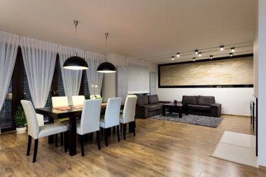kentsel daire - yemek odası
