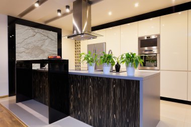 kentsel daire - bar counter