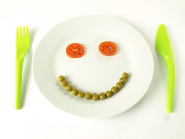 Vegetable smile