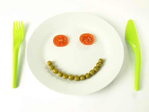 Vegetable smile — Stok fotoğraf