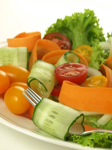 Vegetarische Salade, close-up — Stockfoto