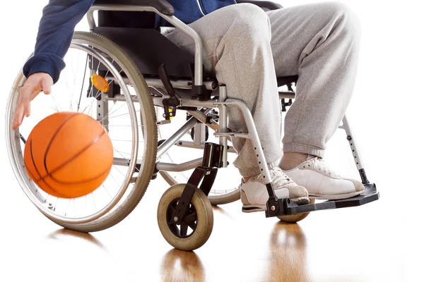 Giocatore di basket disabili — Foto Stock