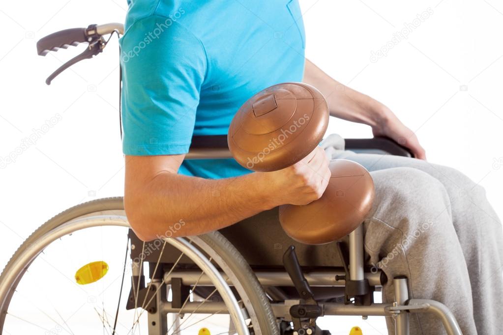 Physical activity of disabled person