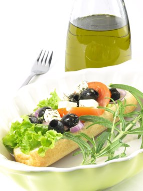 yalıtılmış zemin üzerine Yunan sandviç