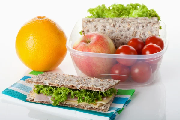 Healthy lunch box — Stock Photo, Image