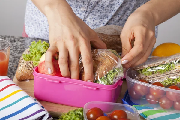 Rosafarbene Verpackung — Stockfoto