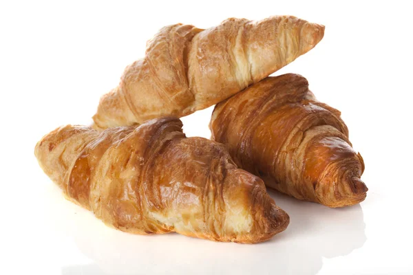 Three croissants — Stock Photo, Image