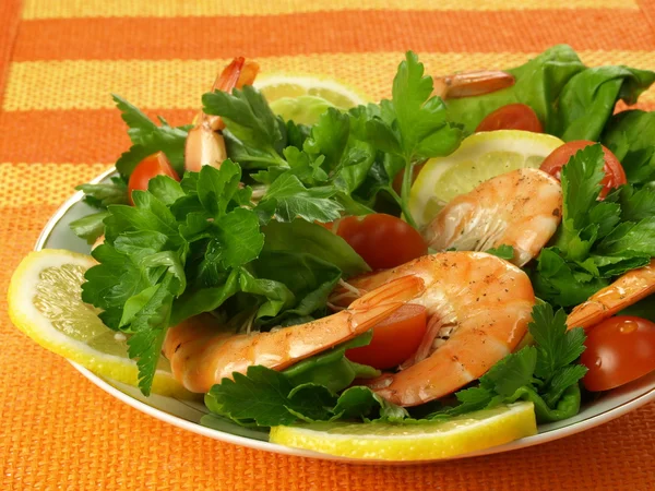 Seafish salad — Stock Photo, Image