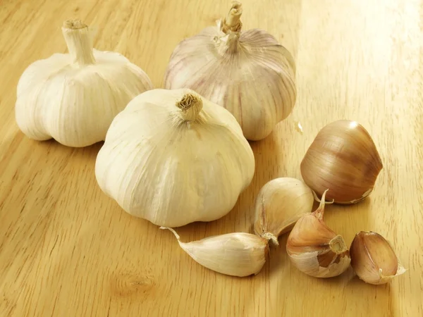 Ecological garlic — Stock Photo, Image