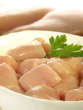 çiğ tavuk parçaları, portre