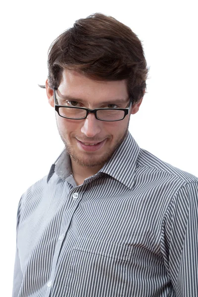 Guy wearing glasses — Stock Photo, Image