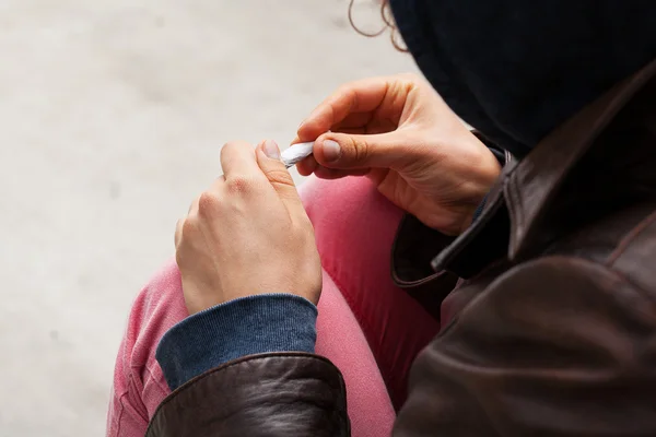 Knarkare med gemensam — Stockfoto