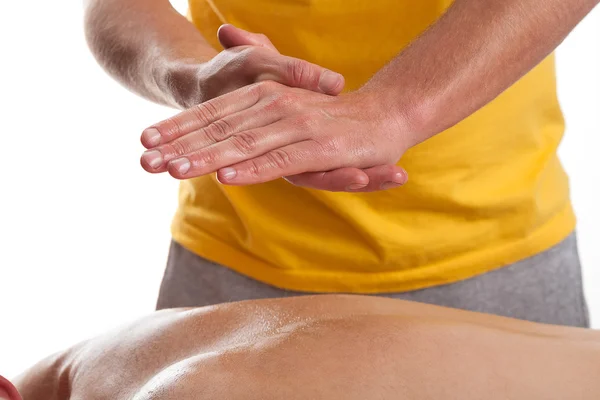 Massage in der Physiotherapie — Stockfoto