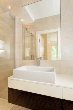 modern banyo lavabo dikdörtgen kap