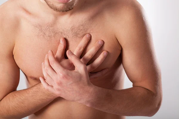 Heart pain — Stock Photo, Image