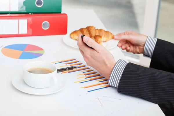 Coffe time at work — Stock Photo, Image