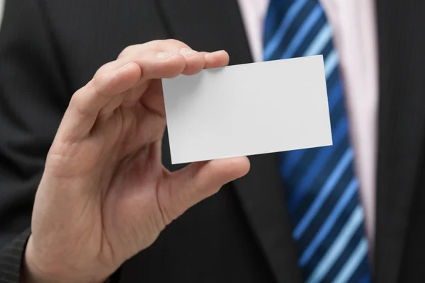 Business card closeup — Stock Photo, Image