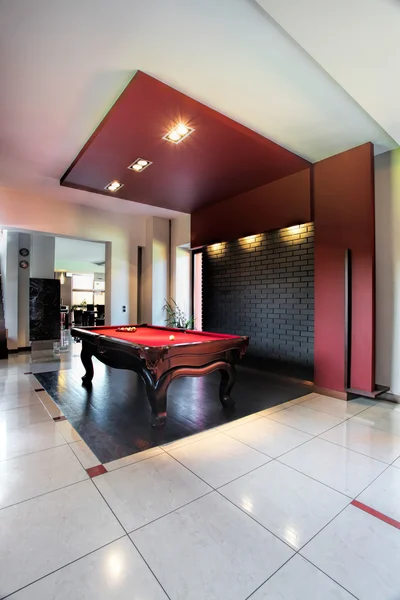 Elegant pool hall — Stock Photo, Image