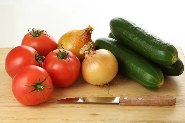 Légumes prêts à couper — Photo