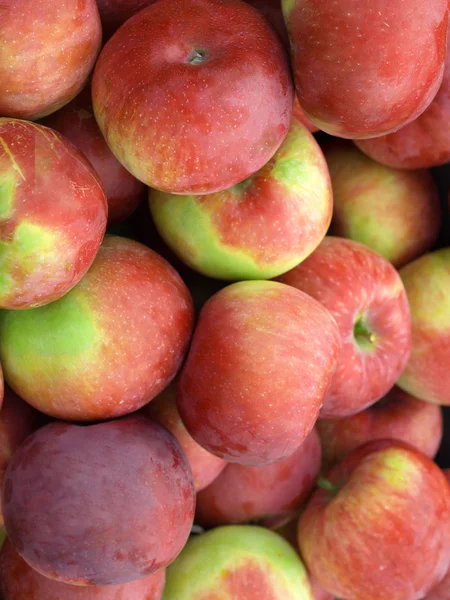 Verticale close up van appels — Stockfoto