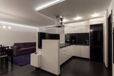 Mkitchen ve oturma odası