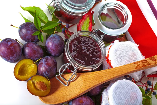Fresh homemade jams — Stock Photo, Image