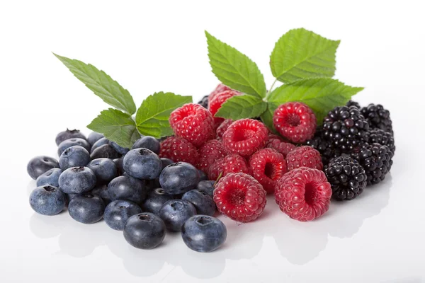 Composition of fresh wildberries — Stock Photo, Image