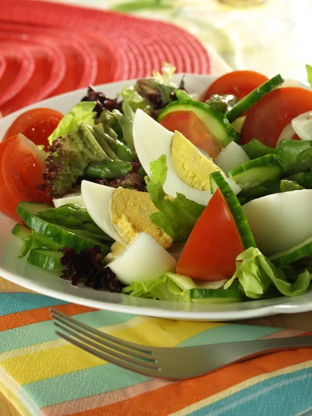 Fettarmer vegetarischer Salat. — Stockfoto