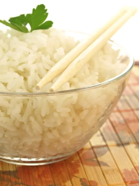 米および箸 — ストック写真