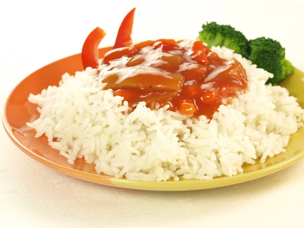 Ris måltid — Stockfoto