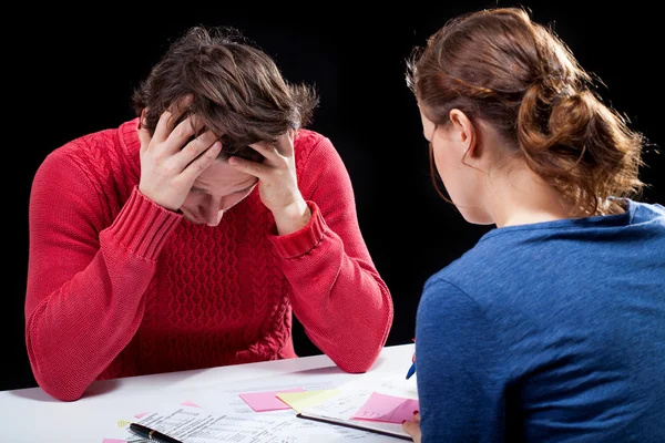 Problemi finanziari nella famiglia — Foto Stock