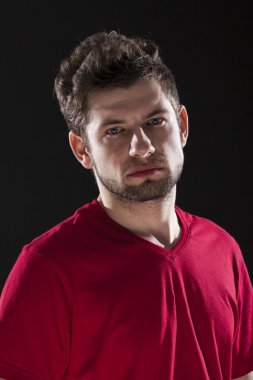 yakışıklı bir adam portresi