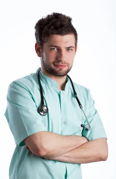 Joven doctor masculino — Foto de Stock