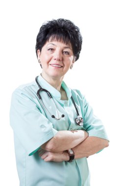 Happy nurse portrait