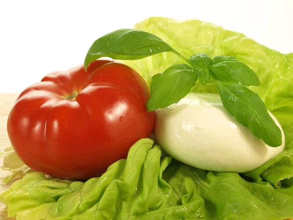 Caprese Salat, Zutaten — Stockfoto