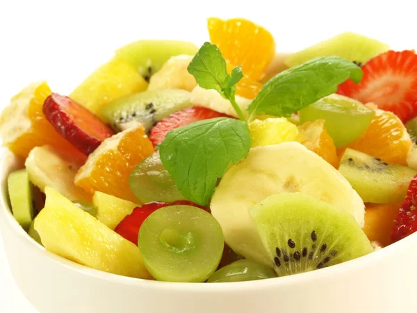 Fruktsallad, närbild — Stockfoto