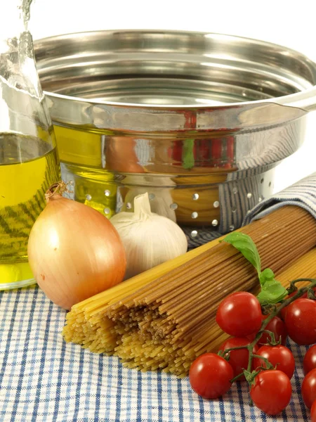 Preparare la cena, da vicino — Foto Stock