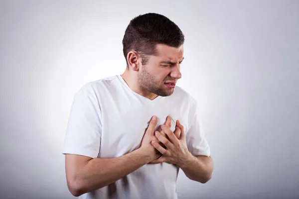 Strong heart attack — Stock Photo, Image